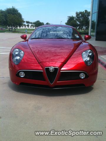 Alfa Romeo 8C spotted in Plano, Texas