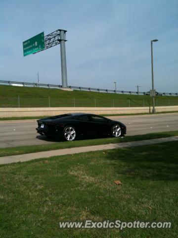 Lamborghini Aventador spotted in Dallas, Texas