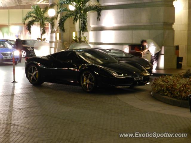Ferrari 458 Italia spotted in Singapore, Singapore