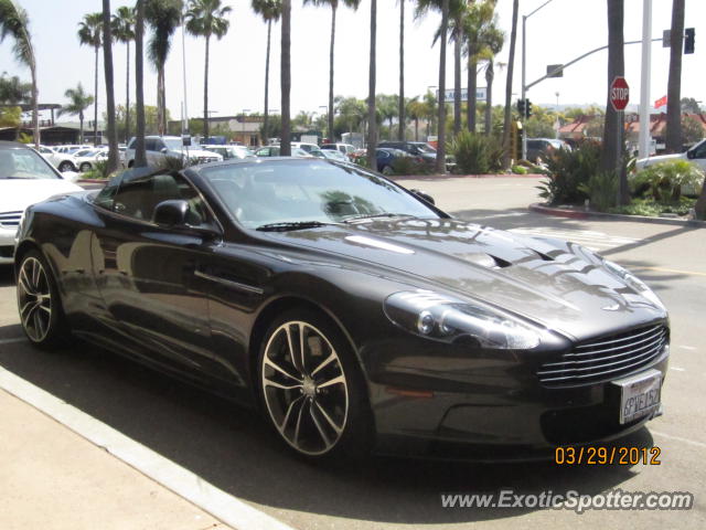 Aston Martin DBS spotted in Del Mar, California