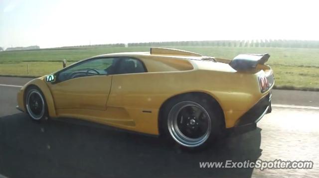 Lamborghini Diablo spotted in On The Highway, Switzerland