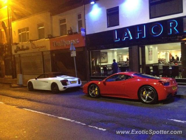 Ferrari 458 Italia spotted in Birmingham, United Kingdom
