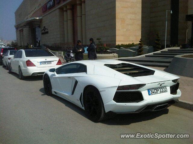 Lamborghini Aventador spotted in Istanbul, Turkey