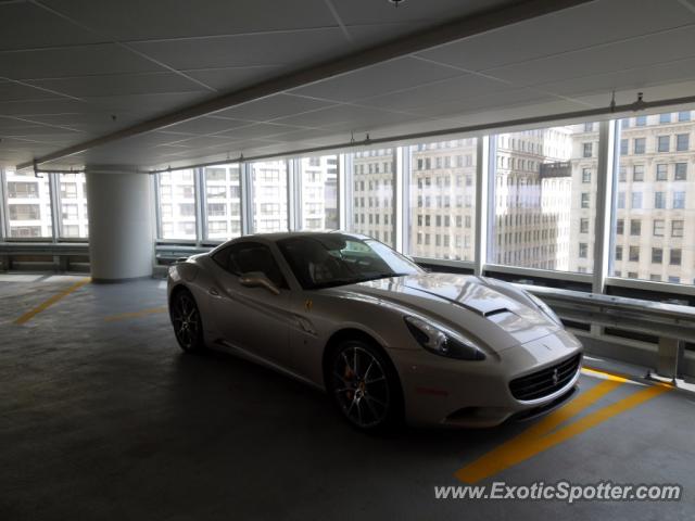 Ferrari California spotted in Chicago , Illinois