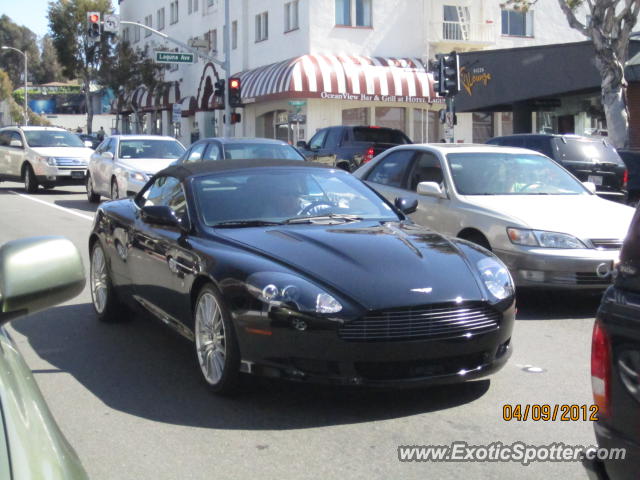 Aston Martin DB9 spotted in Laguna Beach, California