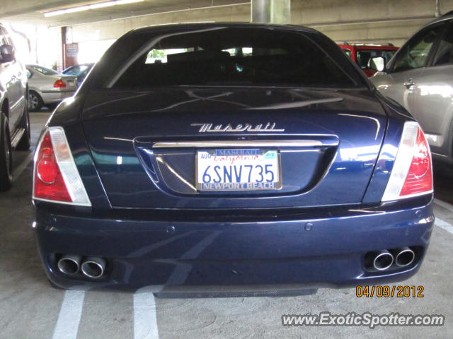 Maserati Quattroporte spotted in Laguna Beach, California