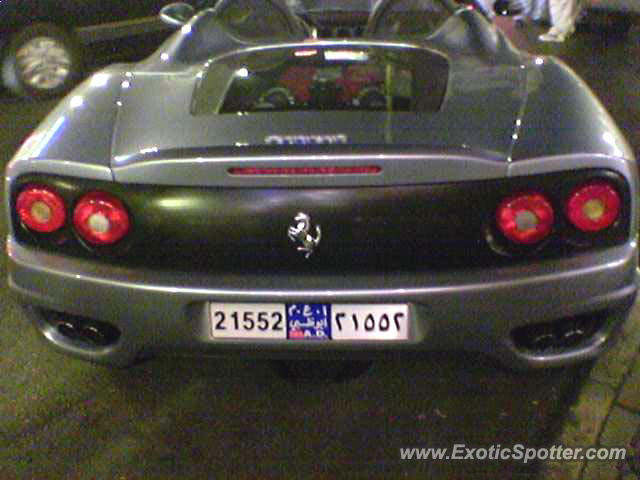 Ferrari 360 Modena spotted in Beirut, Lebanon