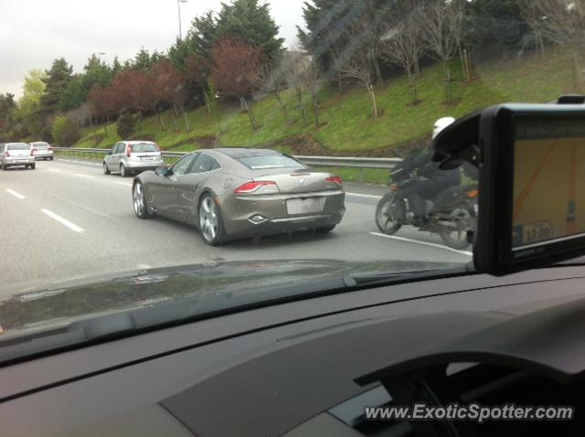 Fisker Karma spotted in Istanbul, Turkey