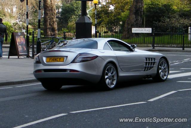 Mercedes SLR spotted in London, United Kingdom