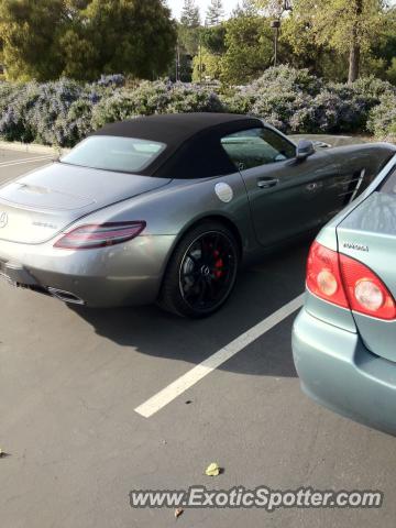 Mercedes SLS AMG spotted in Stanford, California