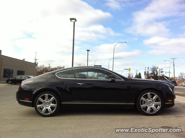 Bentley Continental spotted in Winnipeg, Canada