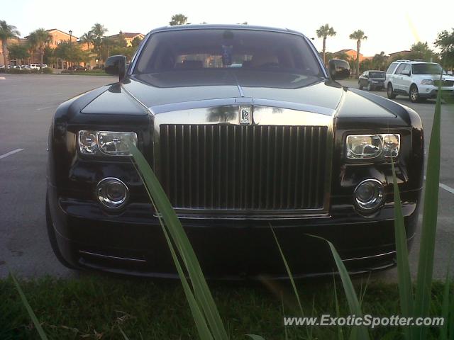 Rolls Royce Phantom spotted in Estero, Florida