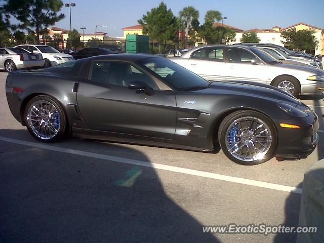 Chevrolet Corvette ZR1 spotted in Estero, Florida