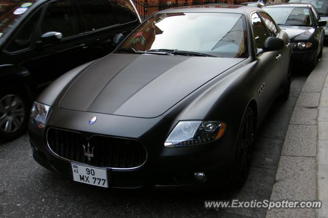 Maserati Quattroporte spotted in London, United Kingdom