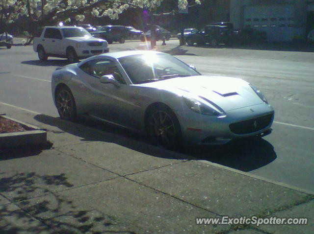 Ferrari California spotted in Buffalo, New York