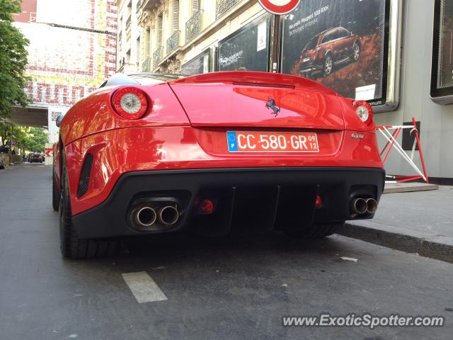 Ferrari 599GTB spotted in Paris, France