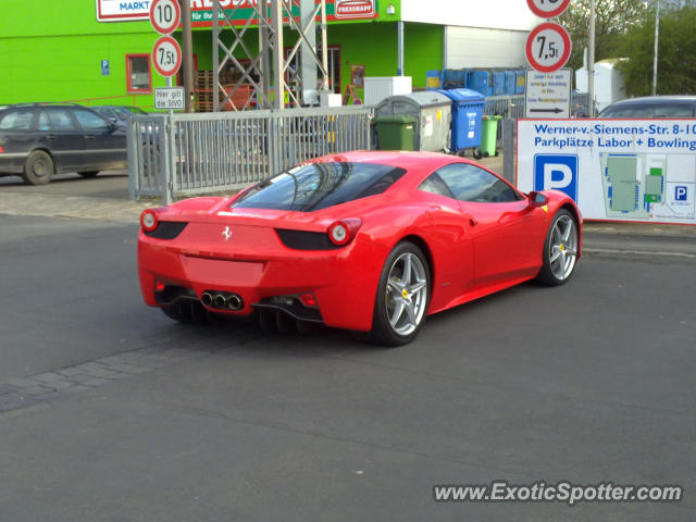 Ferrari 458 Italia spotted in Göttingen, Germany