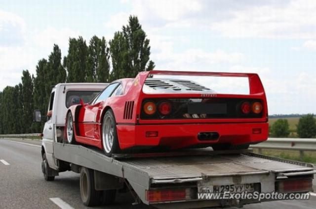 Ferrari F40 spotted in Maikop, Russia