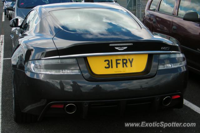 Aston Martin DBS spotted in Silverstone, United Kingdom