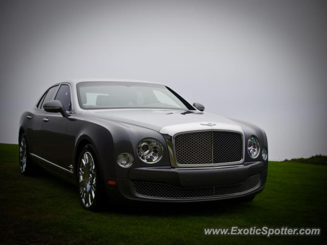 Bentley Mulsanne spotted in Pebble Beach, California