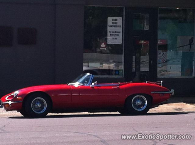 Jaguar E-Type spotted in St. Louis, Missouri