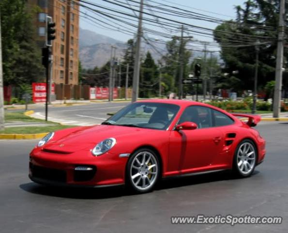 Porsche 911 GT2 spotted in Santiago, Chile