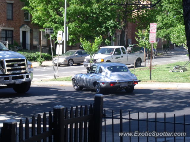 Jaguar E-Type spotted in Washington D.C, Washington