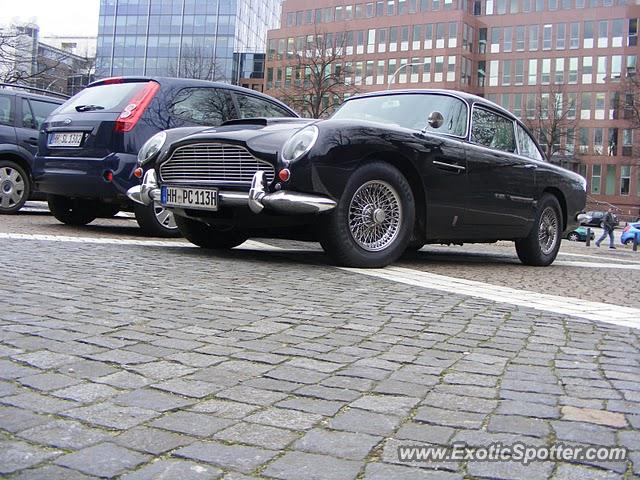 Aston Martin DB5 spotted in Hamburg, Germany