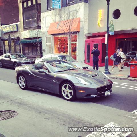 Ferrari California spotted in Philadelphia, Pennsylvania
