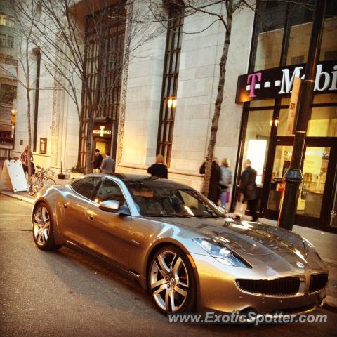 Fisker Karma spotted in Philadelphia, Pennsylvania