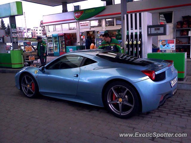 Ferrari 458 Italia spotted in Sfantu Gheorghe, Romania