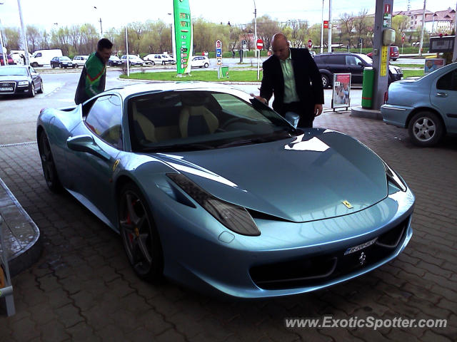 Ferrari 458 Italia spotted in Sfantu Gheorghe, Romania