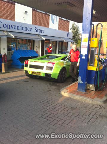 Lamborghini Gallardo spotted in Loughbrough, United Kingdom