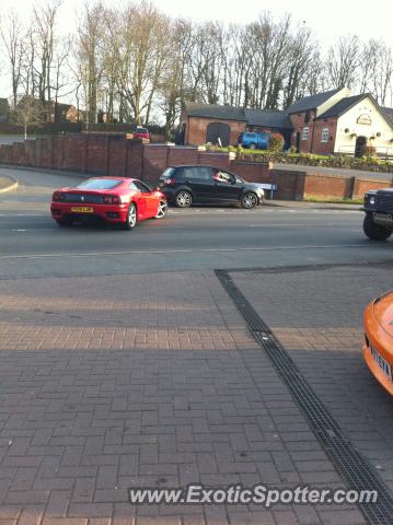 Ferrari 360 Modena spotted in Loughbrough, United Kingdom
