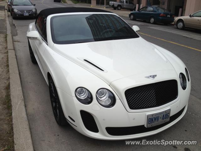 Bentley Continental spotted in Toronto, Canada