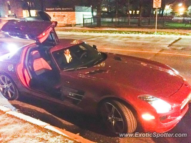 Mercedes SLS AMG spotted in Toronto, Canada