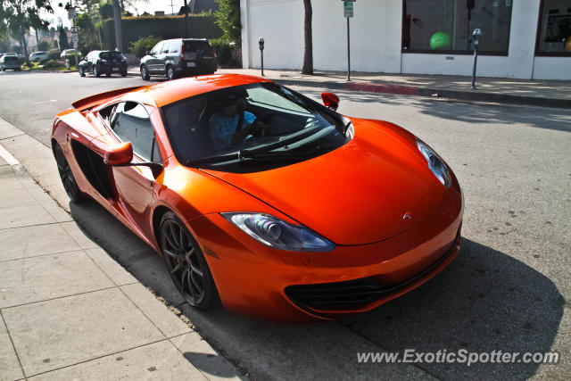 Mclaren MP4-12C spotted in Beverly Hills, California