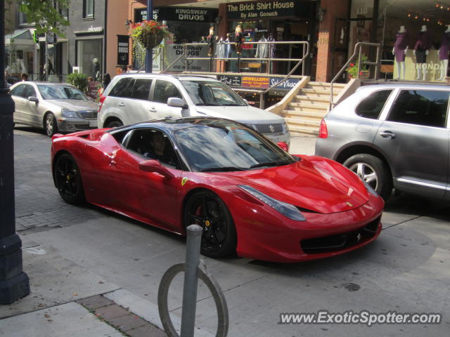 Ferrari 458 Italia spotted in Toronto, Canada