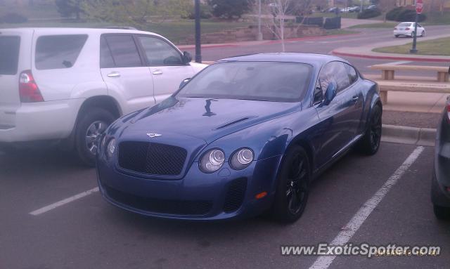Bentley Continental spotted in Golden, Colorado