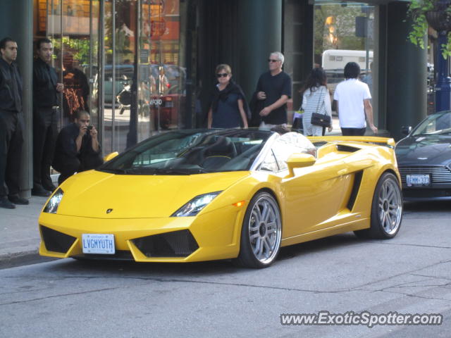 Lamborghini Gallardo spotted in Toronto, Canada