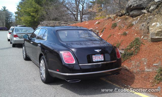 Bentley Mulsanne spotted in Chestnut Hill, Massachusetts