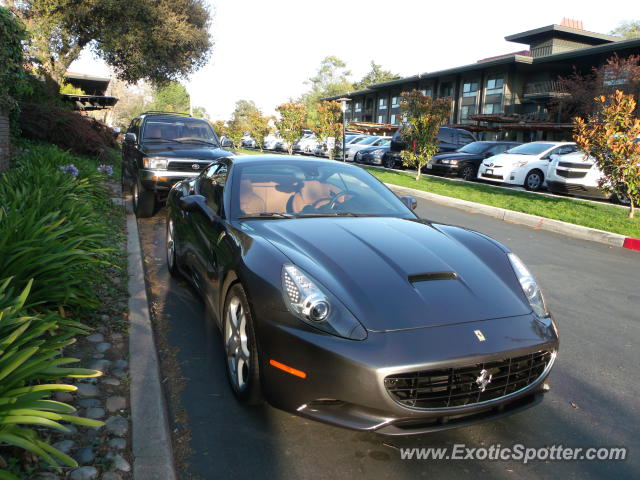 Ferrari California spotted in Monterey, California
