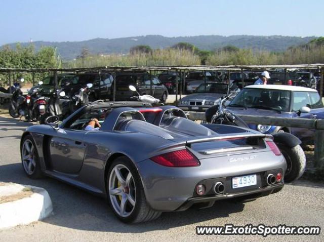 Porsche Carrera GT spotted in St Tropez, France