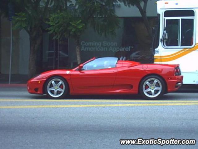 Ferrari 360 Modena spotted in Hollywood, California