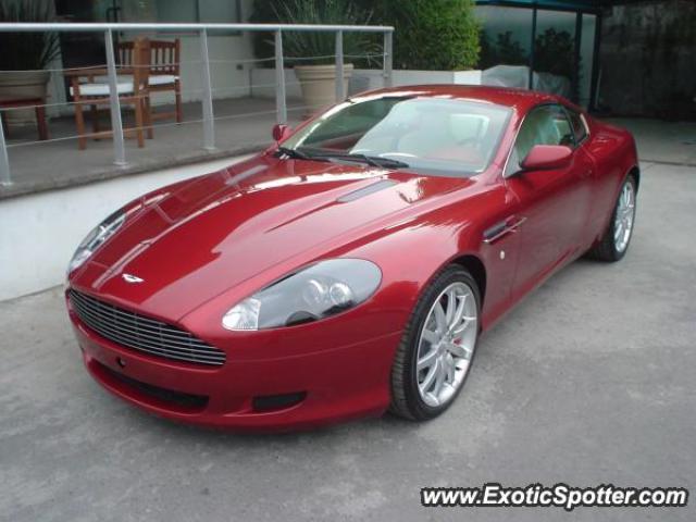 Aston Martin DB9 spotted in Monterrey, Mexico