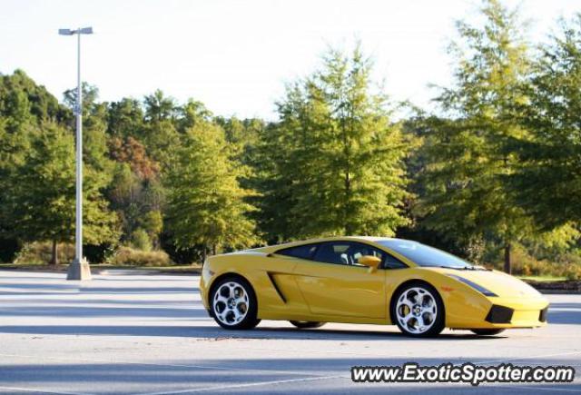 Lamborghini Gallardo spotted in Spartanburg, South Carolina