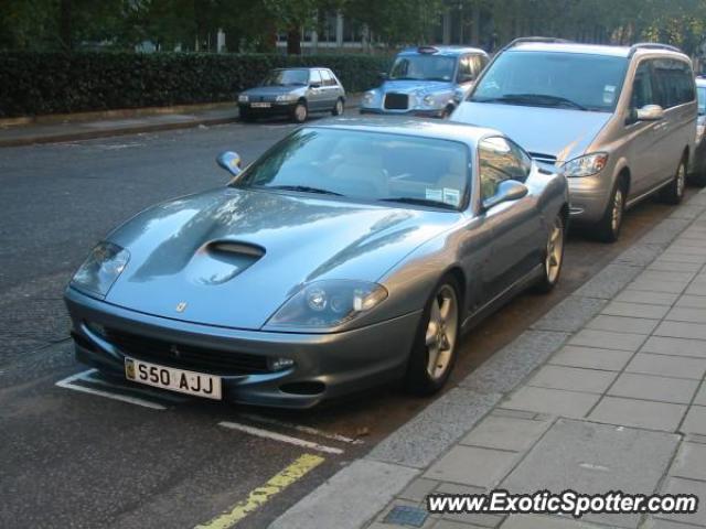 Ferrari 550 spotted in London, United Kingdom