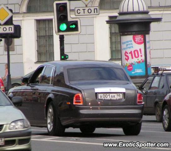 Rolls Royce Phantom spotted in St.Petersburg, Russia