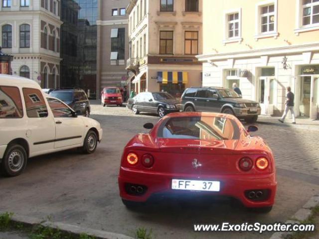 Ferrari 360 Modena spotted in Riga, Latvia