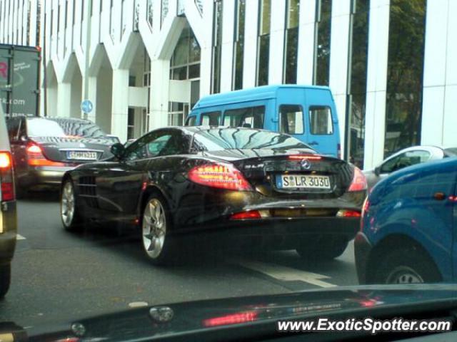 Mercedes SLR spotted in Frankfurt, Germany